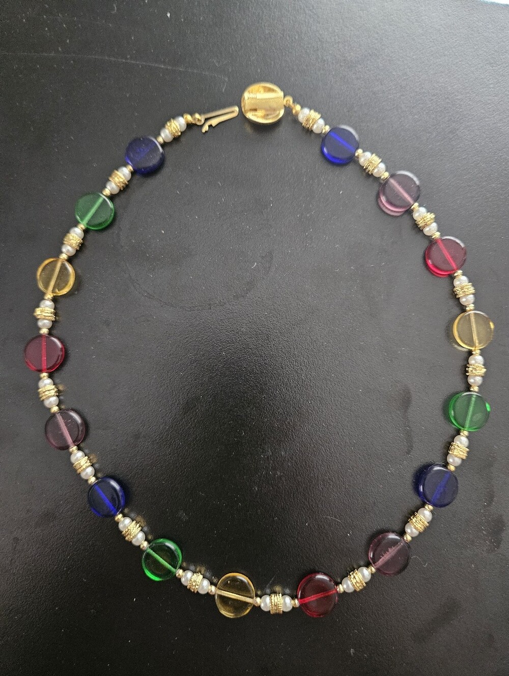 Venetian Glass Beaded Necklace